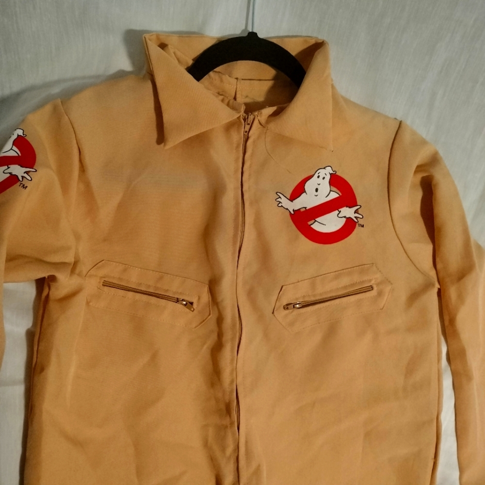Ghostbusters Suit LARGE Youth jumpsuit Rubies Halloween Costume(W Small petite